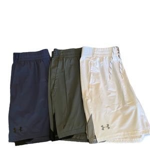 Under Armour Men's Elevated Shorts Bundle Size Large